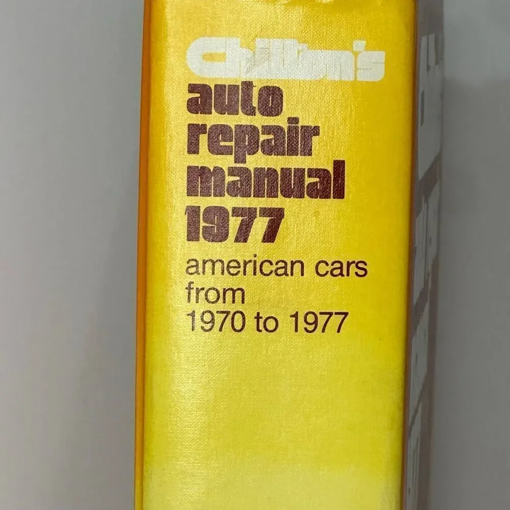 Vintage Chiltons’s Auto Repair Manual 1970-1977